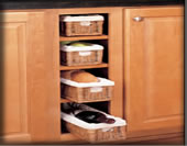 4WB-421-4 Static Rattan Basket