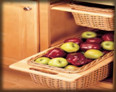 4WB-15l Rattan Basket/Polymer Liner