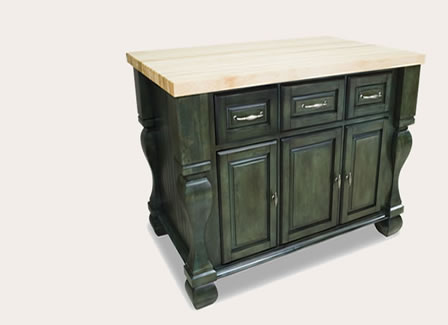 Butcher Block Kitchen Island Countertop
