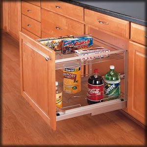 5527-21CR Bottom Mount Pull-Out Basket