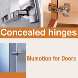 Concealed Hinges & Pocket Door Hardware
