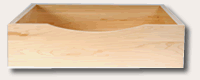 Dovetail Drawer Box with Scoop Front
