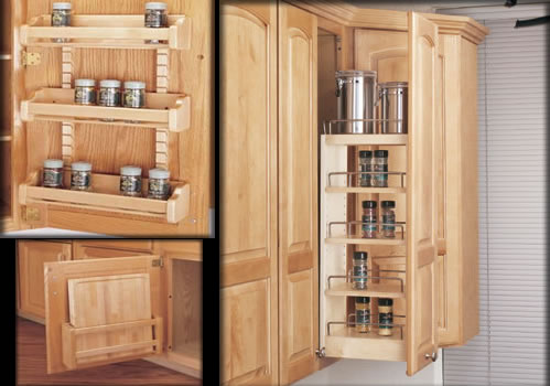 Wood Cabinet Organizers
